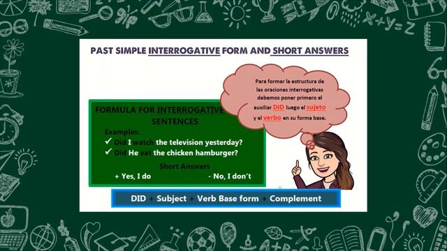 Verb to be Past simple and Interrogative form смотреть онлайн