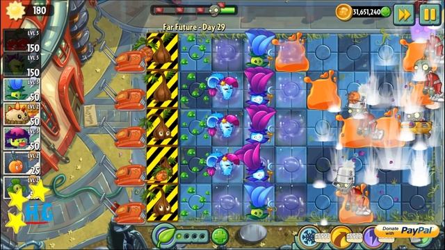 Plants vs Zombies 2 - Far Future - Day 29 [Protect Sap-fling] No Premium смотреть онлайн
