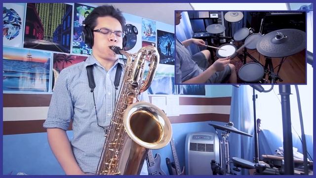 Kingdom Hearts: Traverse Town Jazz Video Game Saxophone Cover смотреть онлайн