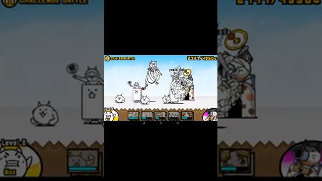 Чёрный медведь!!! Мега батл! (The battle cats). смотреть онлайн