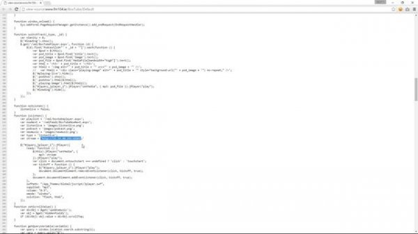 How to find hidden radio stream URL from online radios (Method 1)