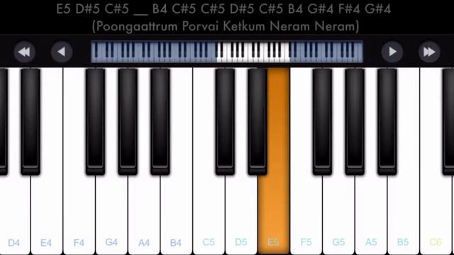 Maalai Mangum Neram Piano Notes | Tamil Songs Piano Notes смотреть онлайн
