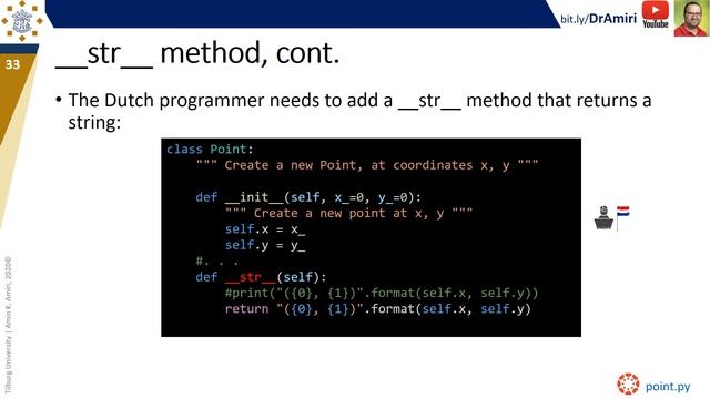 Python#8-5 special method __str__ смотреть онлайн