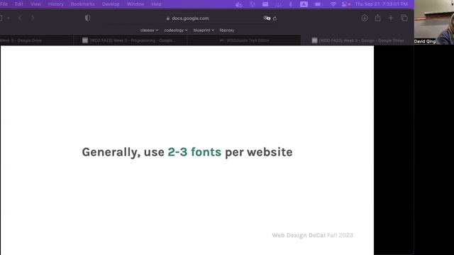 [FA23] Lecture 3 Design: Typography in Web Design смотреть онлайн