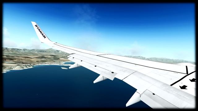 FSX [HD] - Ryanair full landing @ Palma Mallorca смотреть онлайн