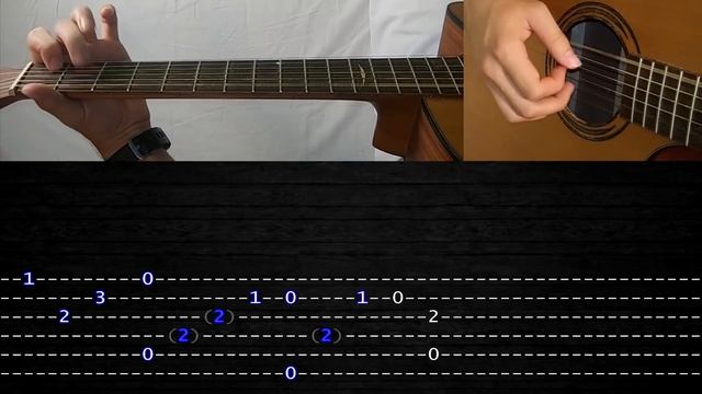 How to play 'Katyusha' Guitar Tutorial [TABS] Fingerstyle смотреть онлайн