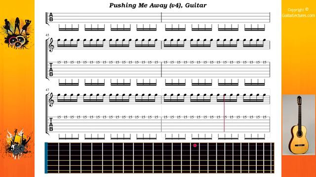 Pushing Me Away (v4) - Linkin Park - Guitar смотреть онлайн