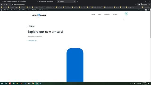 How to make Header using Elementor Wordpress смотреть онлайн