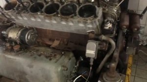 Двигатель 1Д12 танковый после 30лет хранения, вскрытие.