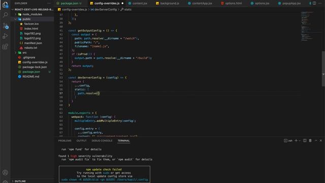 Chrome Extension(manifest v3) using CRA(no cra script ejection) & react-app-rewired with Live Reloa смотреть онлайн