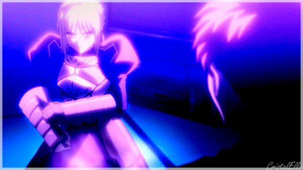 Fate/Stay Night || Rin & Archer & Shirou & Saber - Warrior