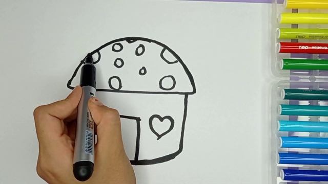 Fairy House - drawing and coloring book for kids/ Сказочный домик для рисования для детей смотреть онлайн