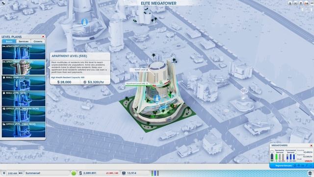 SimCity Cities of Tomorrow - Summerset [PART 4] "MEGATOWERS" смотреть онлайн