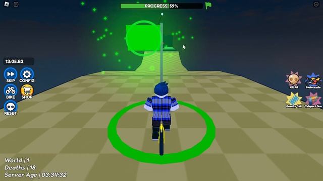 ПРОХОДИМ НА БАЙКЕ ОББИ | ROBLOX Obby But You're on a Bike смотреть онлайн