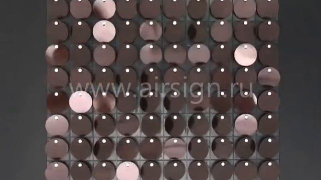 PR-25 Коричневый. Панель с пайетками Air Sign. смотреть онлайн