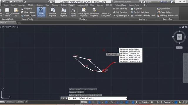 How Can Traverse And Traverse Adjustment In Autocad Civil 3D?in Urdu/in Hindi