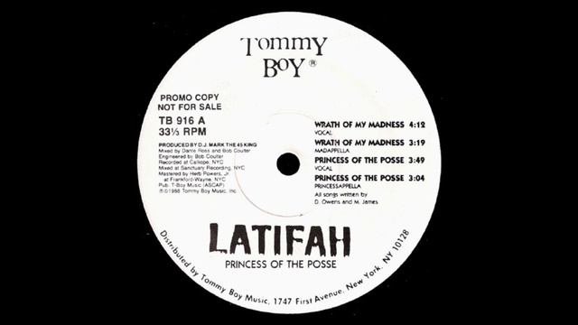 Queen Latifah - Wrath Of My Madness (Acapella)