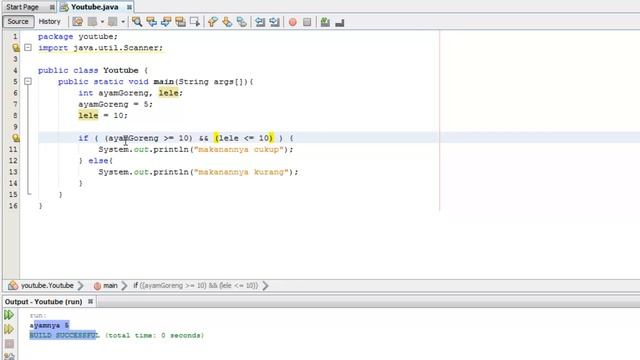 Tutorial Java untuk Pemula (Bahasa Indonesia) - 11 "IF-Else" Statement (Lanjutan) смотреть онлайн