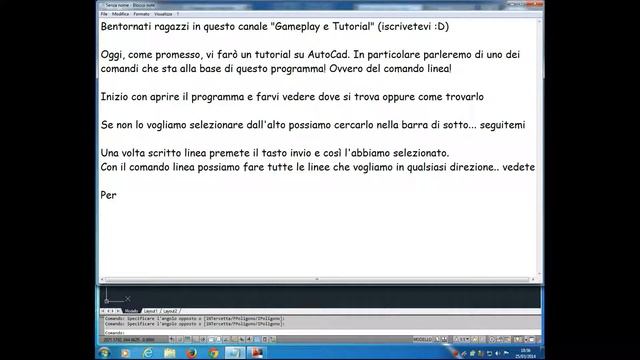 Tutorial AutoCad = comando linea смотреть онлайн