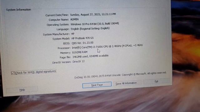 Laptop HP Probook 450G7, màn hình lớn 17.3in, sx 2018, có card đồ họa rời 2G, giá rẻ. 0846844448 смотреть онлайн