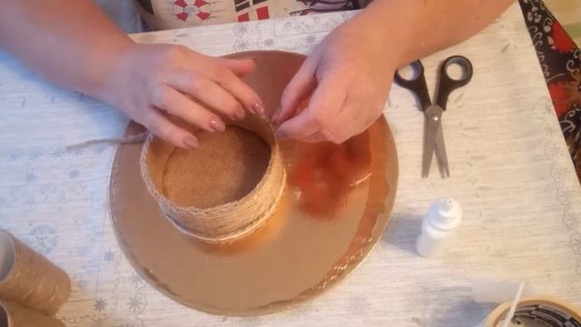 Мастер-класс _Органайзер из джута_ смотреть онлайн