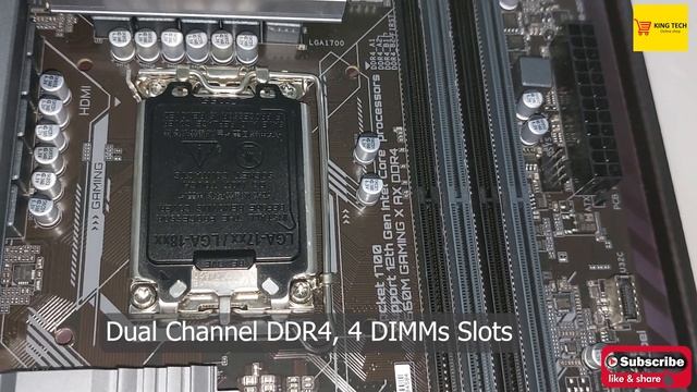 GIGABYTE B660M GAMING X AX DDR4 Motherboard Unboxing and Overview - #RGB #RTX #Budget смотреть онлайн
