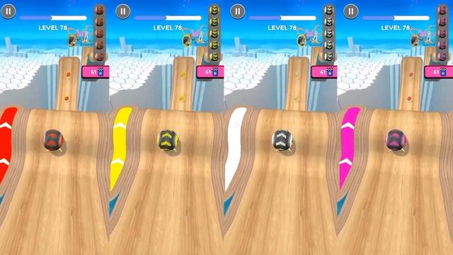 Going Balls New Update: Colors Reaction 4x Ball Run Gameplay Android,iOS Max level BMM1Q24 смотреть онлайн