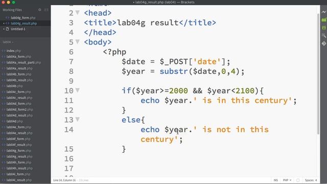 AND Logical Operator example in PHP смотреть онлайн
