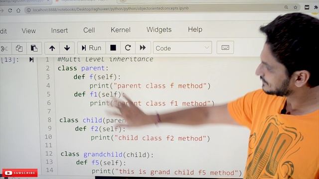 Inheritance Multi-Level and Multiple in Python || Lesson 40 || Python || Learning Monkey || смотреть онлайн