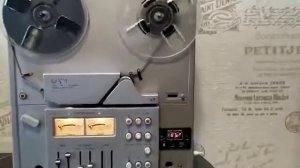 Катушечный магнитофон Орбита 106 с блю тусс