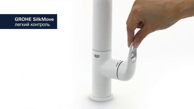 Смеситель для раковины GROHE Eurostyle New с донным клапаном смотреть онлайн
