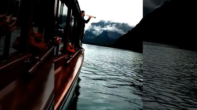 Самое чистое озеро Германии. Эхо в Альпах на озере Кенигсзее (Königssee). смотреть онлайн