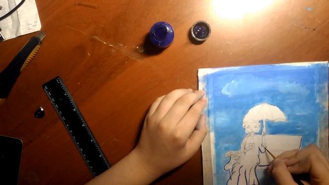 SPEEDPAINT:GIRL IN THE SKY смотреть онлайн