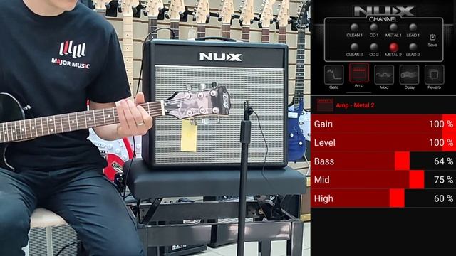 Гитарный комбоусилитель NUX Cherub Mighty-40BT | обзор от MAJOR MUSIC смотреть онлайн
