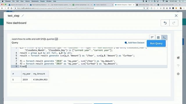 25 - SAQL 1 - Advanced Queries - Tableau CRM смотреть онлайн
