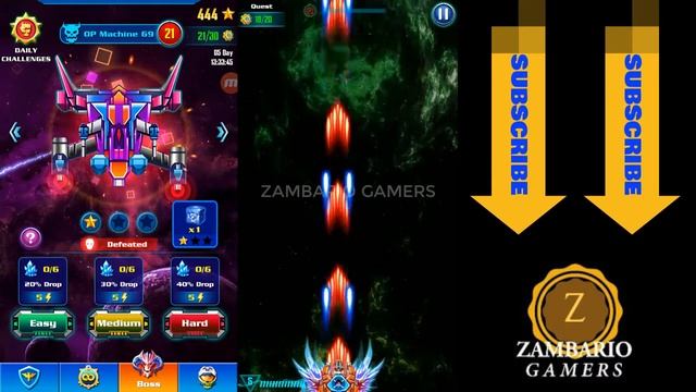 Op Machine 69 Alien Shooter | Boss 21 | Campaign Level 84 Boss | Galaxy Attack | Space Shooter смотреть онлайн