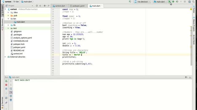 Flutter 2 - Variables смотреть онлайн