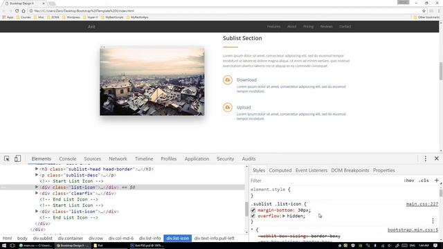Twitter Bootstrap 3 Design 2 In Arabic #13 - Creating Sub List Section Part 3 смотреть онлайн