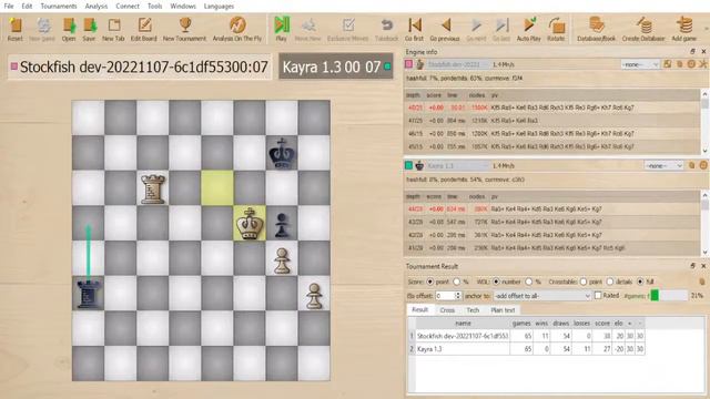 Stockfish 15 vs. Kayra 1.3 Chess 960 Fischer random chess #Stockfish16 #Chess960 #Fischer смотреть онлайн