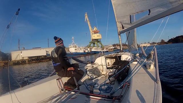 Platu 25 solo. Port of Riga. смотреть онлайн