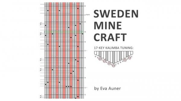 [kalimba tabs,17-key] Minecraft – Sweden (C418) – Eva Auner