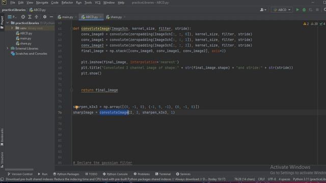Sharpening filter | Code implementation | Biomedical Image Processing смотреть онлайн