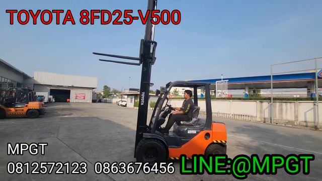 MPGT M-FORKLIFT REVIEW NO.#61 TOYOTA 8FD25-V500 смотреть онлайн