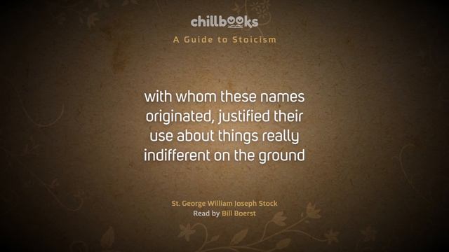 A Guide to Stoicism by St. George Stock | Chillbooks Audiobooks смотреть онлайн