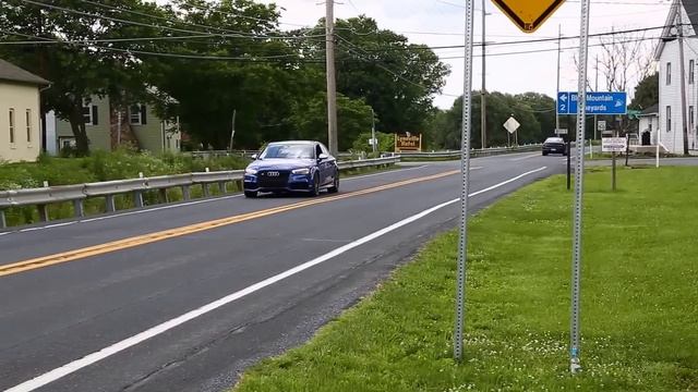 Audi S3 with Unitronic Downpipe and Stage 2 map, quick fly by from stop смотреть онлайн