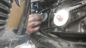 Натянуть ремень хонда голд винг 1500se