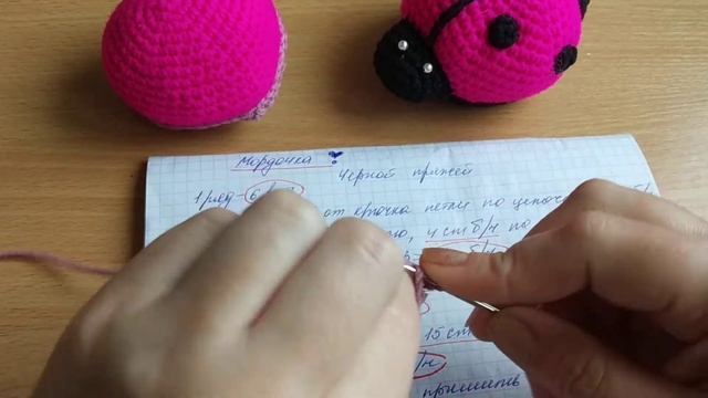 Мордочка божьей коровки вязание крючком от Кристины ?????? смотреть онлайн