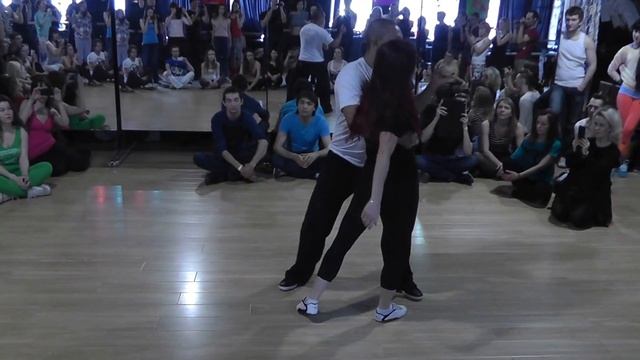 Kadu & Larissa, Zouk Workshop 1, Snow Burner Zouk Fest 2014 смотреть онлайн