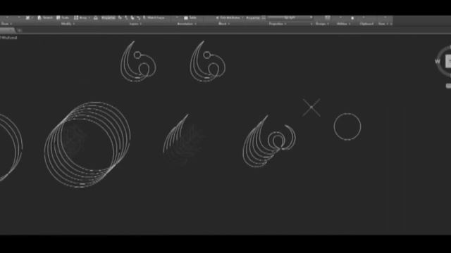 HOW TO CREATE business LOGO using AutoCad 15 (Golden Ratio) смотреть онлайн