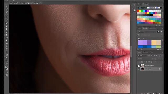 Skin Softening with Imagenomic and photoshop смотреть онлайн